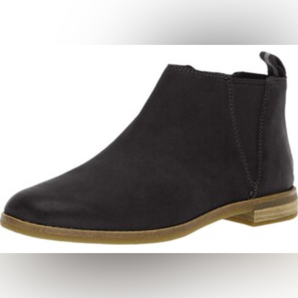 Sperry Seaport Daley pull on ankle boots black size 6